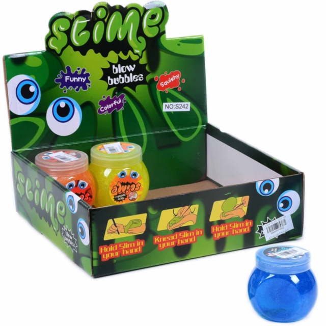 Gelatina Slime Parfumată, Colorată cu Sclipici