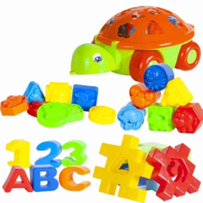 Țestoasa cu 24 Figuri Geometrice și Sfoară de Tras   | image