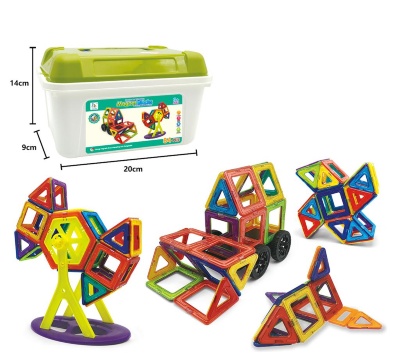 Set de Construcție Magnetic 84 Piese   | image