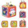 Cub educativ interactiv 6 în 1 pentru bebeluși (culoare aleatorie)