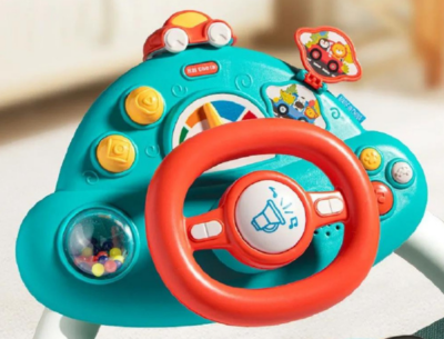 Volan interactiv cu rotație 360° și sunete | image