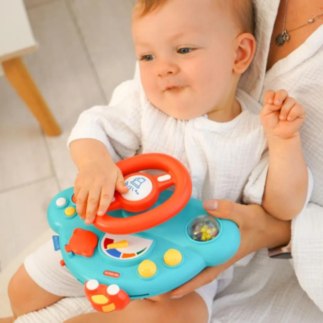 Volan interactiv cu rotație 360° și sunete