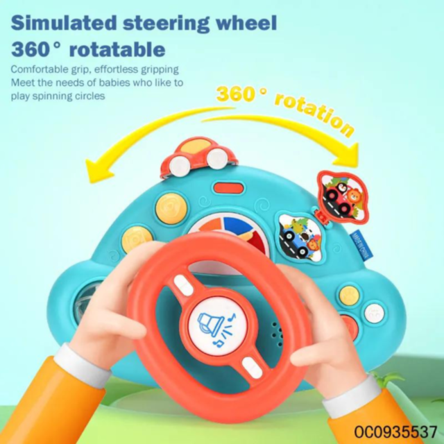 Volan interactiv cu rotație 360° și sunete