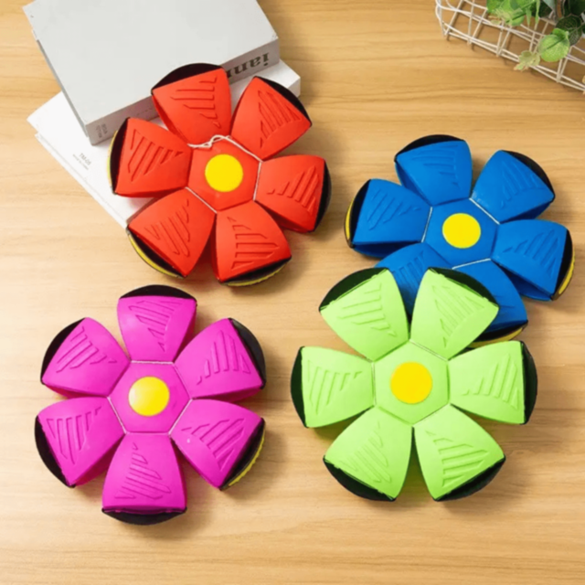 Aruncă și Prinde! Mingea Care Se Transformă În Frisbee (culoare aleatorie) 