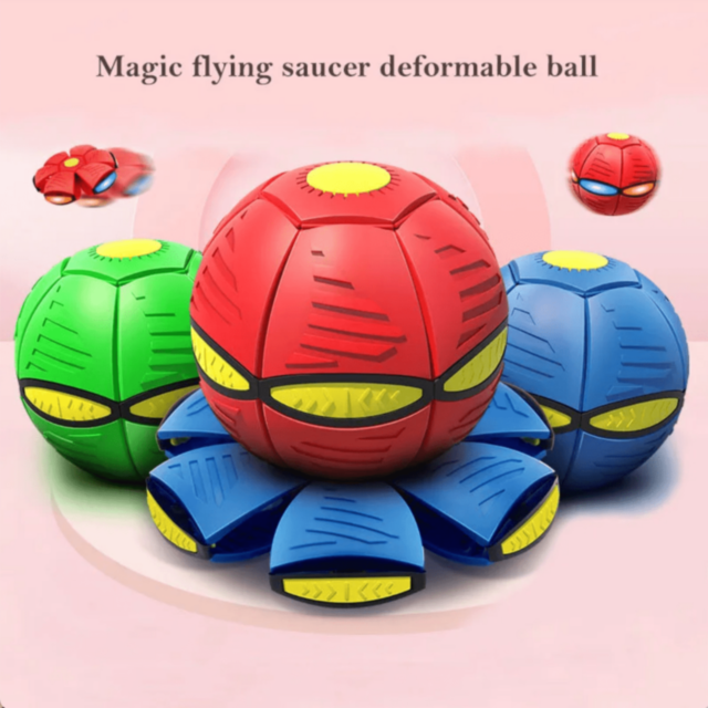 Aruncă și Prinde! Mingea Care Se Transformă În Frisbee (culoare aleatorie) 