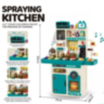 Bucătărie Interactivă cu Aburi, Lumină și Sunete – Set Complet 93 Piese 