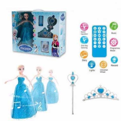 Elsa Intercativă cu Telecomandă și Multiple Funcții, Dansează, Cântă, Înregistrează Vocea  | image