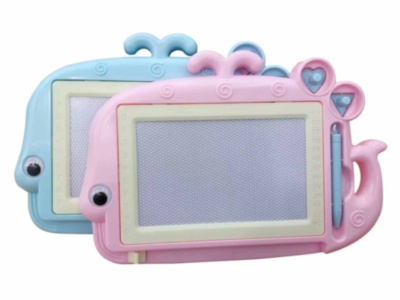 Tabla Magnetică de Scris și Desenat cu 2 Ștampiluțe, 30cm | image