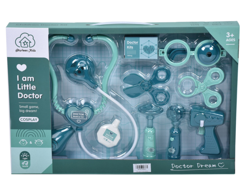 Trusa Doctorului cu 10 Accesorii, Muzică si Lumini