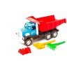 Camion cu Lopățica, Greblă și Formă de Nisip, 52cm 