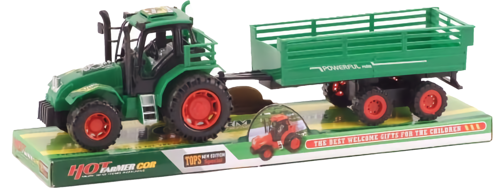 Tractor cu Remorcă, 32cm  