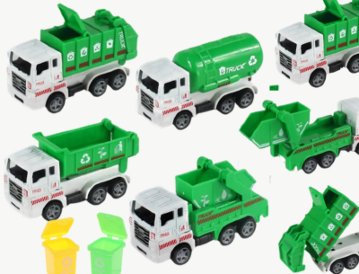 Set Camion de Gunoi cu Coșuri - „City Vehicle” | image