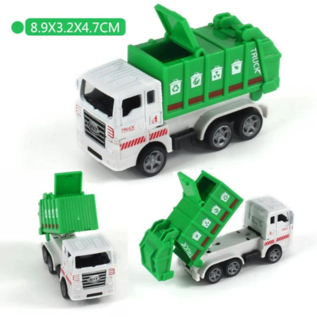 Set Camion de Gunoi cu Coșuri - „City Vehicle”