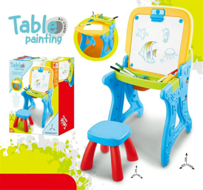 Tablă de Desen cu Scăunel