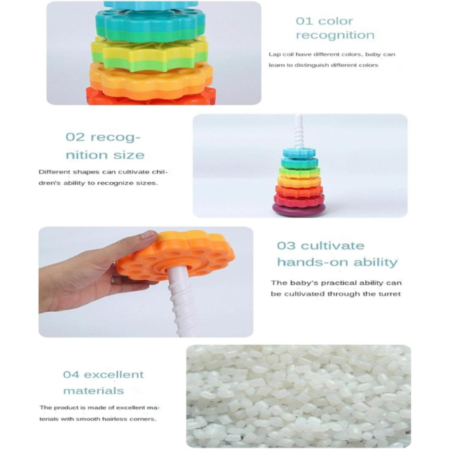 Turn curcubeu pentru stivuire – Rainbow Tower