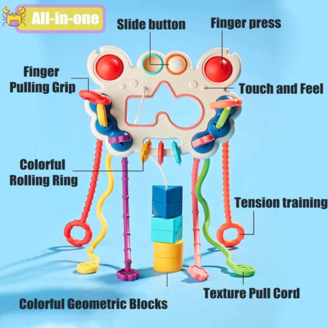 Jucărie Interactivă Multisenzorială - Trage și Apasă