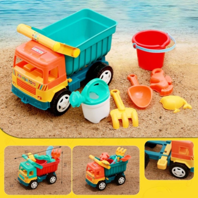 Camion de Nisip cu Accesorii și Găleată – 32 cm (culoare aleatorie)