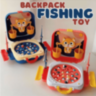 Joc Pescuit Magnetic Electric în Rucsac Copii (culoare aleatorie)