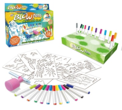 Set 12 Carioci pentru Suflat cu 8 Șabloane | image