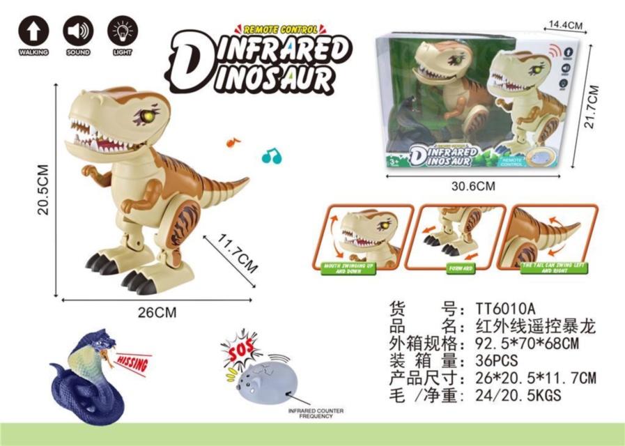 Dinozaur Teleghidat cu Șoricel și Cobra