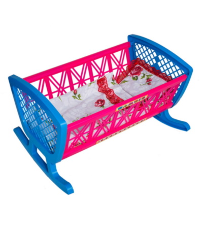 Pătuс Balansoar cu Lenjerie pentru Papusă | image