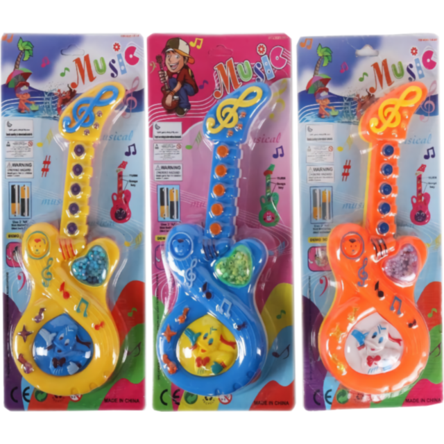 Chitară Muzicală Interactivă pentru Copii (culoare aleatorie)