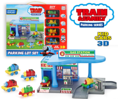 Thomas, Set Circuit și Stație Peco cu 4 Trenuri | image