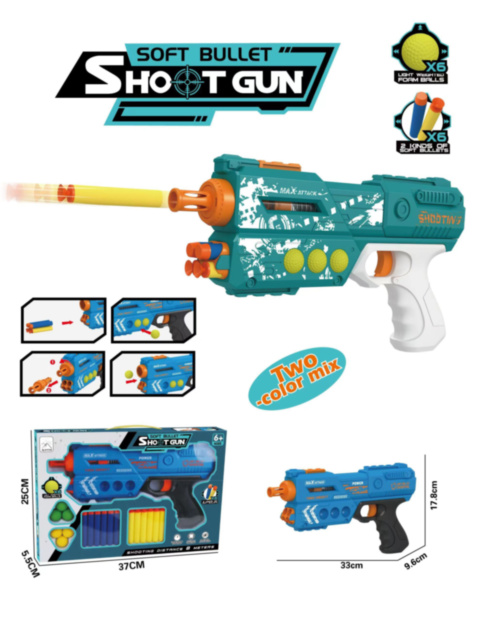 Pistol Blaster care Împușcă cu Cartușe și Bile