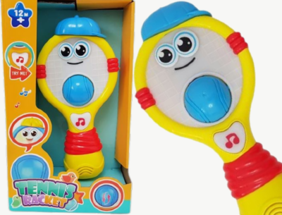 Rachetă de tenis interactivă cu sunete și lumini – Tennis Racket | image