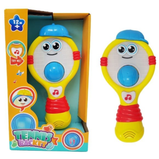 Rachetă de tenis interactivă cu sunete și lumini – Tennis Racket