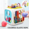 Cub educativ 7 în 1 cu forme, pian și labirint 