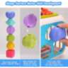 Cub educativ 7 în 1 cu forme, pian și labirint 