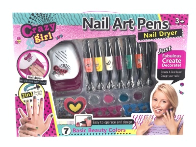 Set de manichiura pentru fetite, oja, sclipici | image