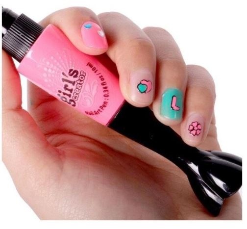 Set de manichiura pentru fetite, oja, sclipici