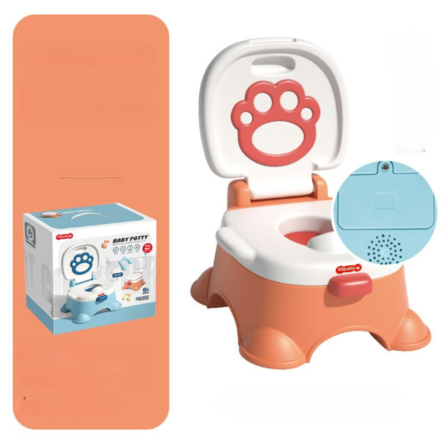 Oliță pentru Copii cu Muzică și Design Ergonomic, Multifuncțională (culoare aleatorie)