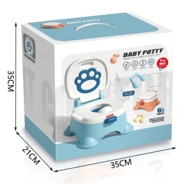 Oliță pentru Copii cu Muzică și Design Ergonomic, Multifuncțională (culoare aleatorie)