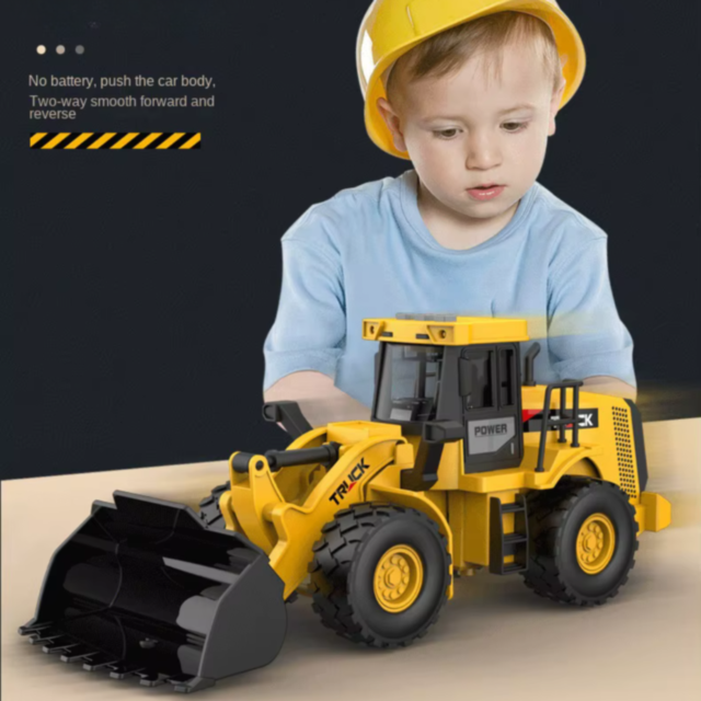 Buldozer Interactiv cu Sunete și Lumini pentru Copii