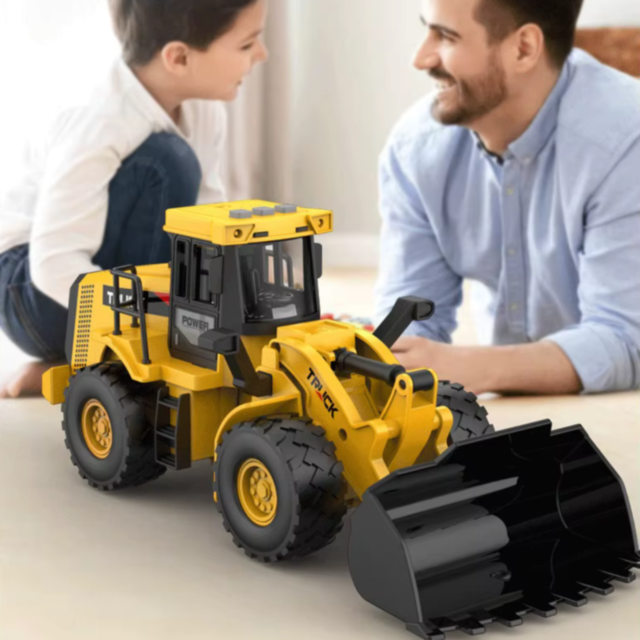 Buldozer Interactiv cu Sunete și Lumini pentru Copii