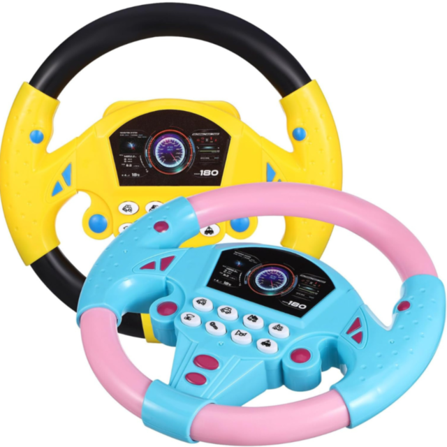 Volan Interactiv cu Sunete și Lumini pentru Copii (culoare aleatorie)