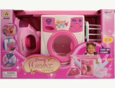 Set mașină de spălat cu fier de călcat copii | image