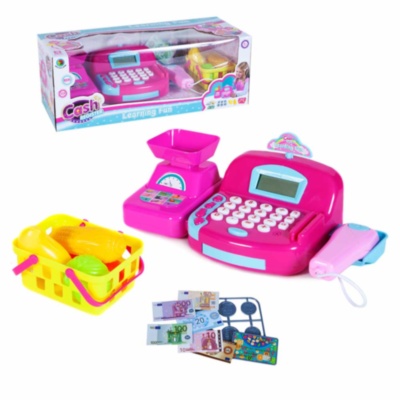 Casă de Marcat Supermarket cu Display, Cântar si Cititor de Cod de Bare | image