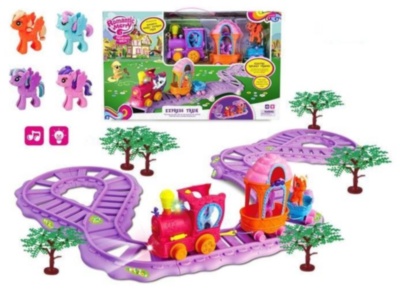 Tren Electric  My Little Poney  cu Sunete și Efecte Luminoase | image