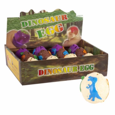 Ou din Cauciuc Squish Ball cu Dinozaur 12buc./set | image