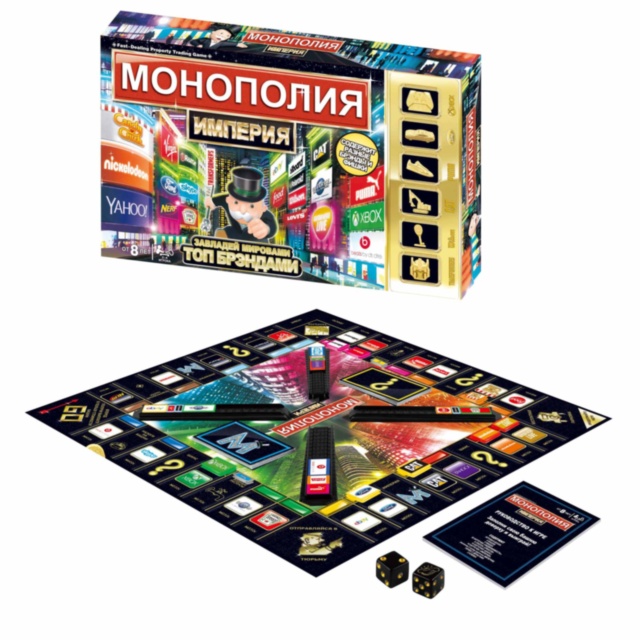 Monopoly Classic Top Brands în Limba Rusă
