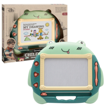 Tabla Magnetică de Scris și Desenat cu 3 Ștampiluțe, 35cm | image