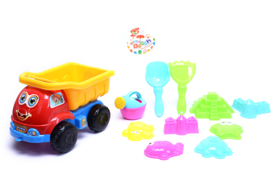 Грузовик с 10 Предметами для Песочницы, 34cm