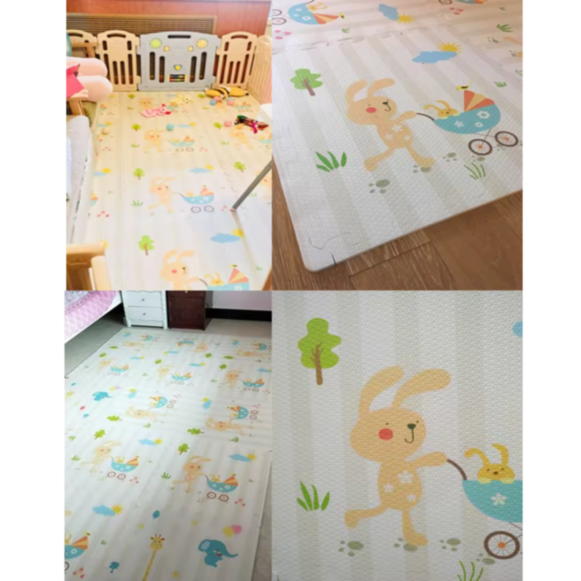 Covor Puzzle pentru Copii cu Iepuraș