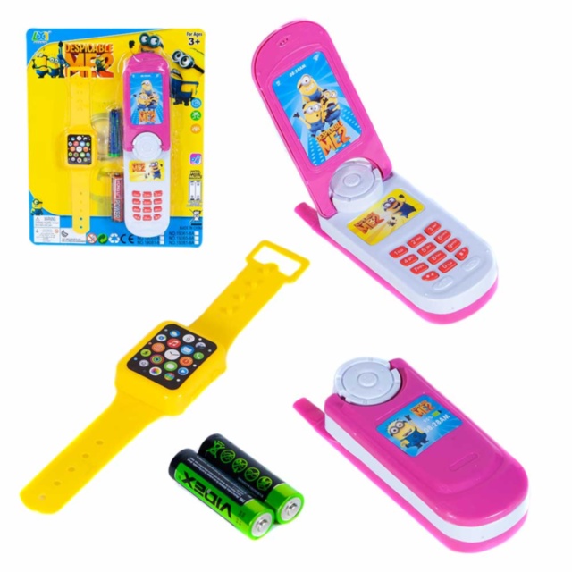 Telefon cu Efecte Sonore și Ceas de Mână