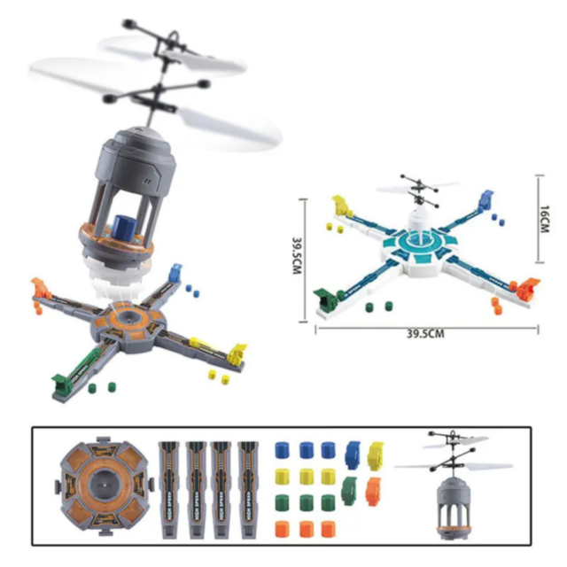 Dronă Zburătoare cu Platformă de Lansare și Mod Competitiv