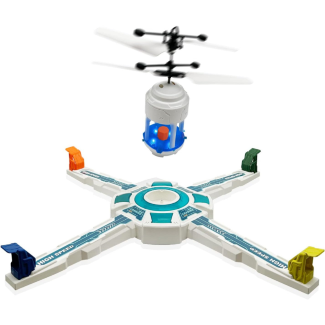 Dronă Zburătoare cu Platformă de Lansare și Mod Competitiv